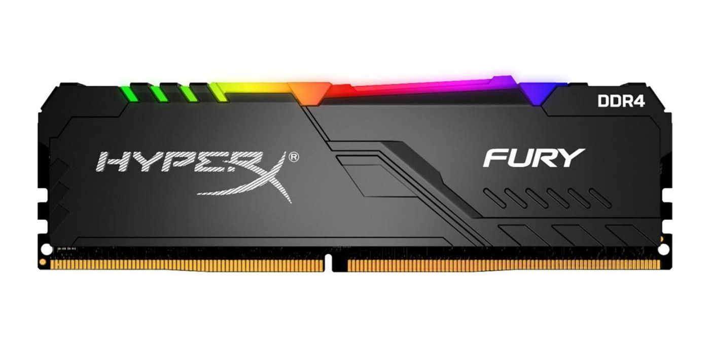 Модуль памяти Kingston HyperX Fury Black RGB DDR4 DIMM 3000MHz PC4-24000 CL15 - 8Gb HX430C15FB3A/8
