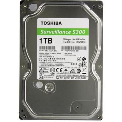 1 ТБ Жесткий диск Toshiba S300 Surveillance [HDWV110UZSVA]