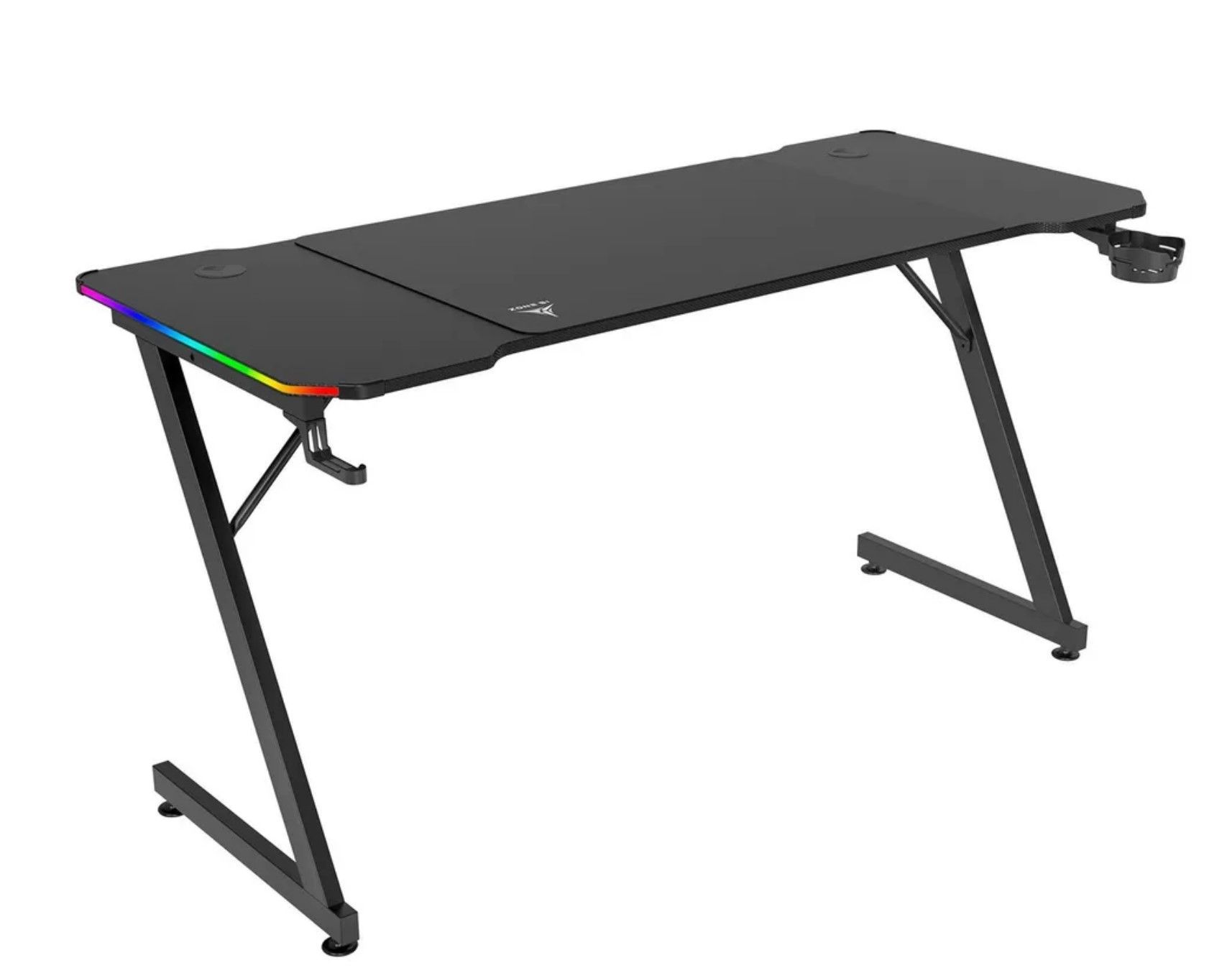Игровой компьютерный стол ZONE 51 TRINE 140 RGB (Z51-T4R-BK) черный