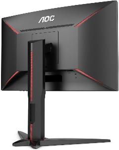 Монитор игровой AOC Gaming C24G1 23.6" черный/красный