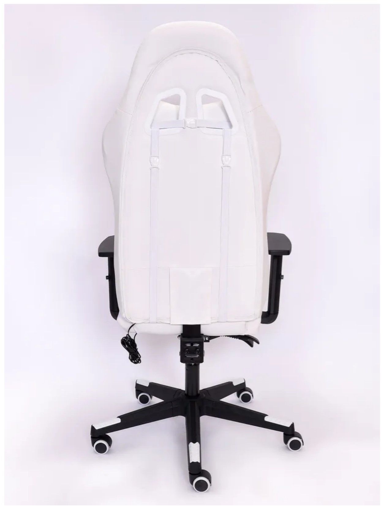 Игровое кресло Emperor camp с RGB подсветкой, белое