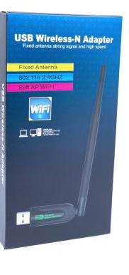 Wi-Fi адаптер USB Wireless-N Adapter Fixed Antenna 802.11n 2.4GHZ Soft AP WI-FI
