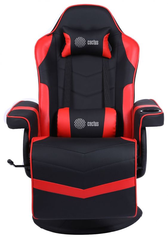 Кресло игровое Cactus CS-CHR-GS200BLR красный