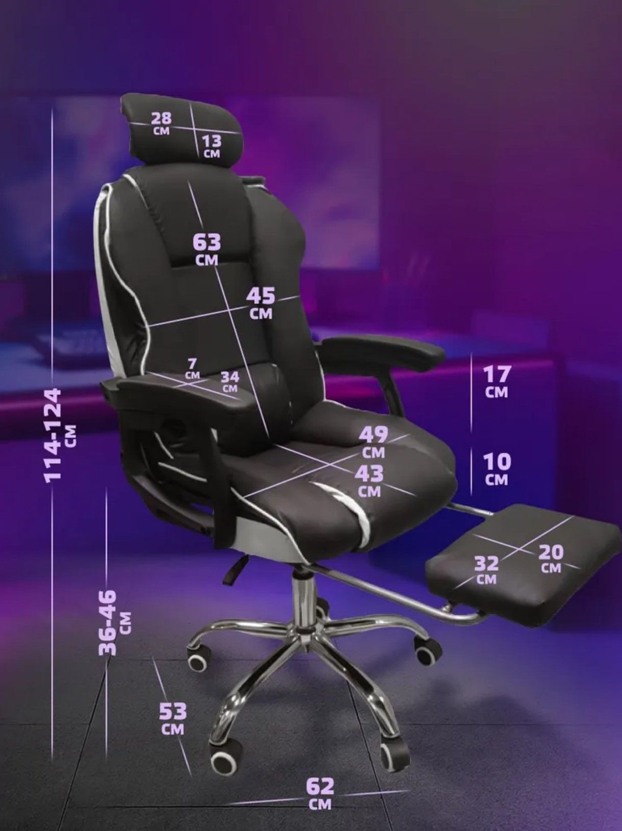 Кресло для руководителя и игровое Classmark black