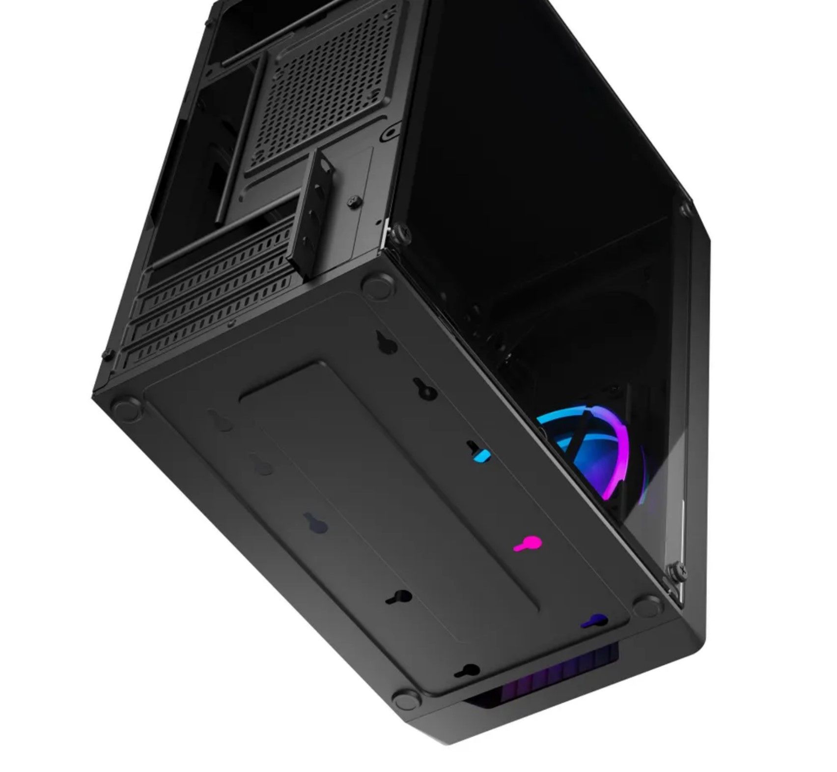 Корпус компьютерный Prime Box К720 (2 - USB 2.0) + 1 FRGB вентилятор + закаленное стекло