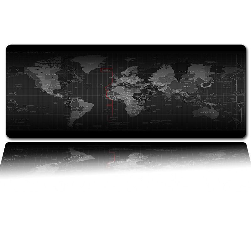 Коврик Карта мира Black (400х900х3mm) №1