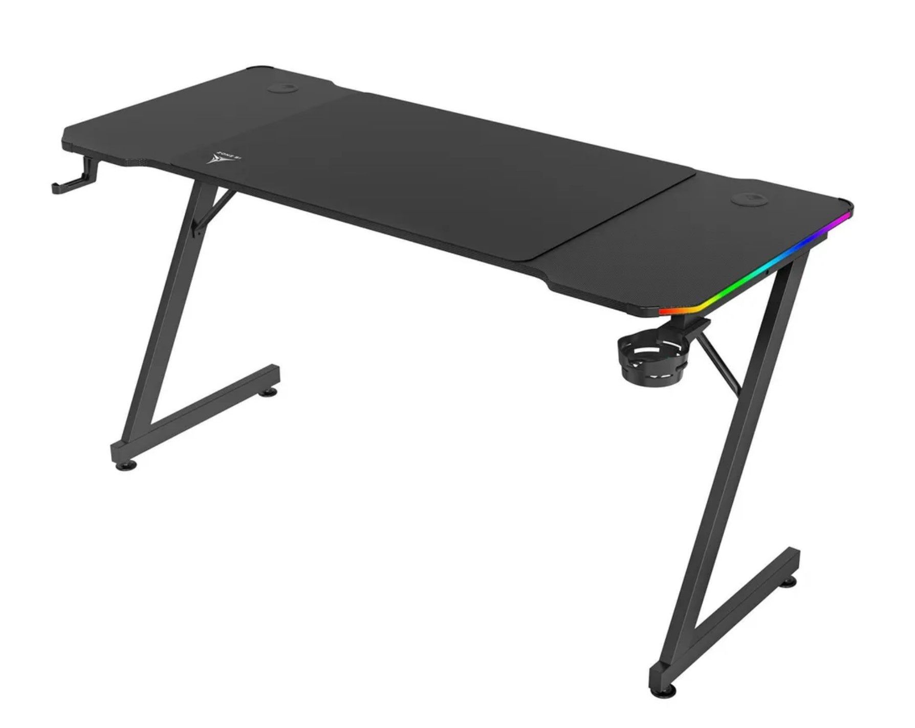 Игровой компьютерный стол ZONE 51 TRINE 140 RGB (Z51-T4R-BK) черный