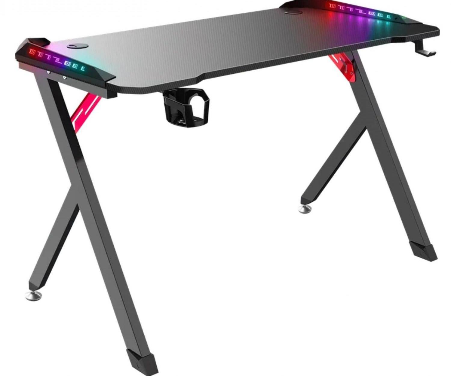 Игровой компьютерный стол Platinum RGB