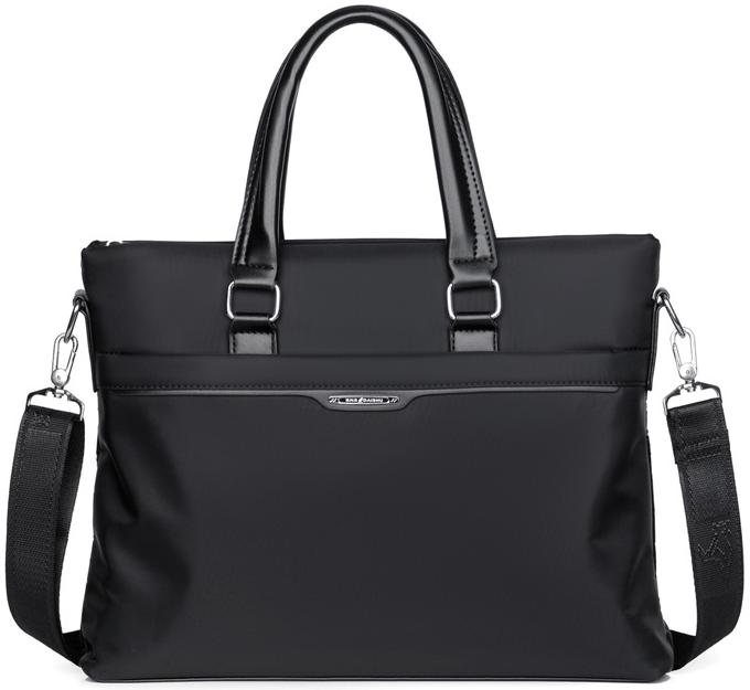 Деловая мужская сумка Bonnie Kangaroo, портфель из ткани Оксфорд, черный
