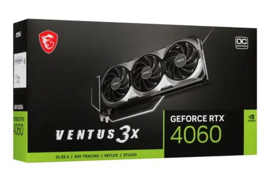 Видеокарта MSI GeForce RTX 4060 VENTUS 3X OC [GeForce RTX 4060 VENTUS 3X 8G ]