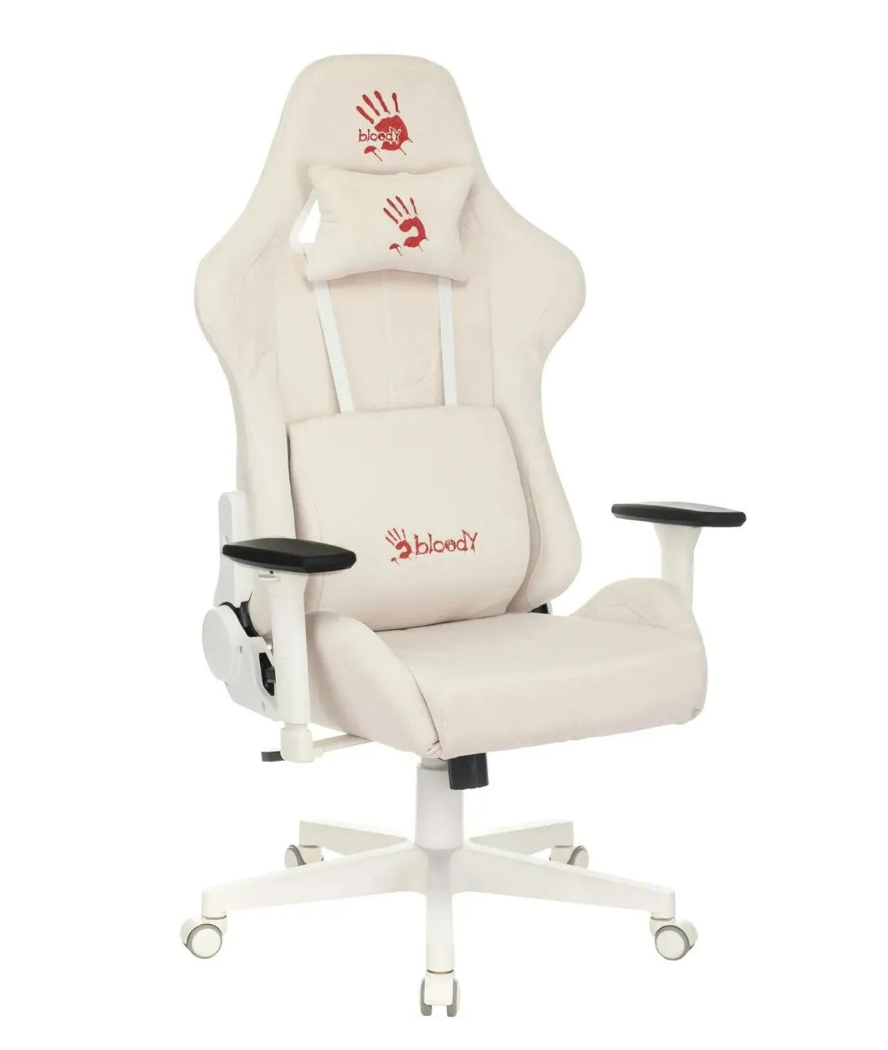 Игровое кресло A4TECH Bloody GC-320 , Ткань, белый
