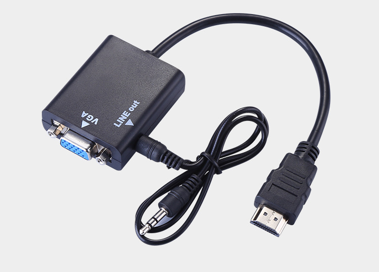 Переходник  HDMI - VGA с Aux