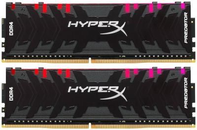 Оперативная память  Kingston DDR4 16Gb (2x8Gb) 3200 MHz pc-25600 HyperX Predator RGB (HX432C16PB3AK2/16)