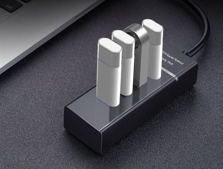 Концентратор-USB (разветвитель, хаб) на 4 порта USB 3.0