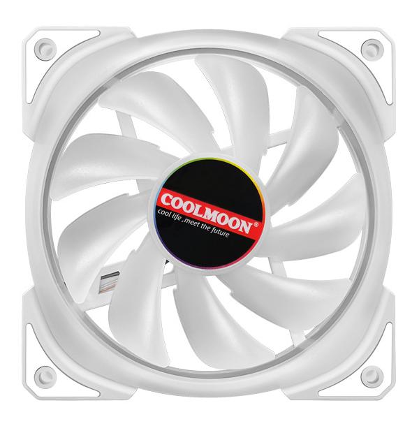 Вентилятор Coolman RGB 120MM White (FS-CM-SJ2-RGB)