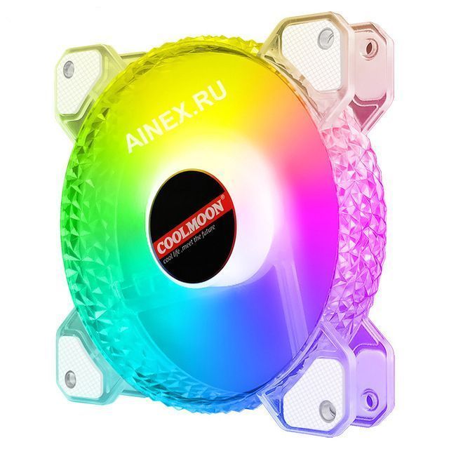 Вентилятор Coolman RGB 120MM White (FS-CM-JZ-RGB)