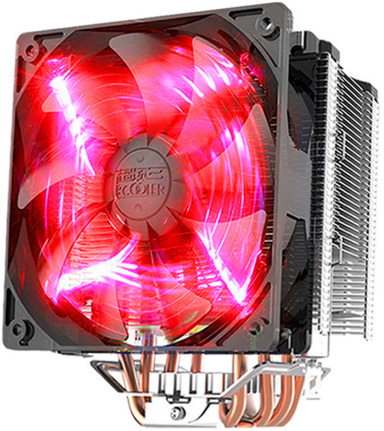 Кулер для процессора PCcooler X6 красная подсветка