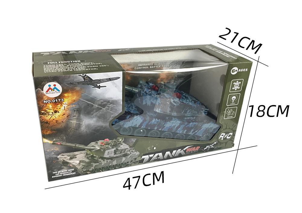 Радиоуправляемая игрушка KYAMRC Танк War 44cm голубой