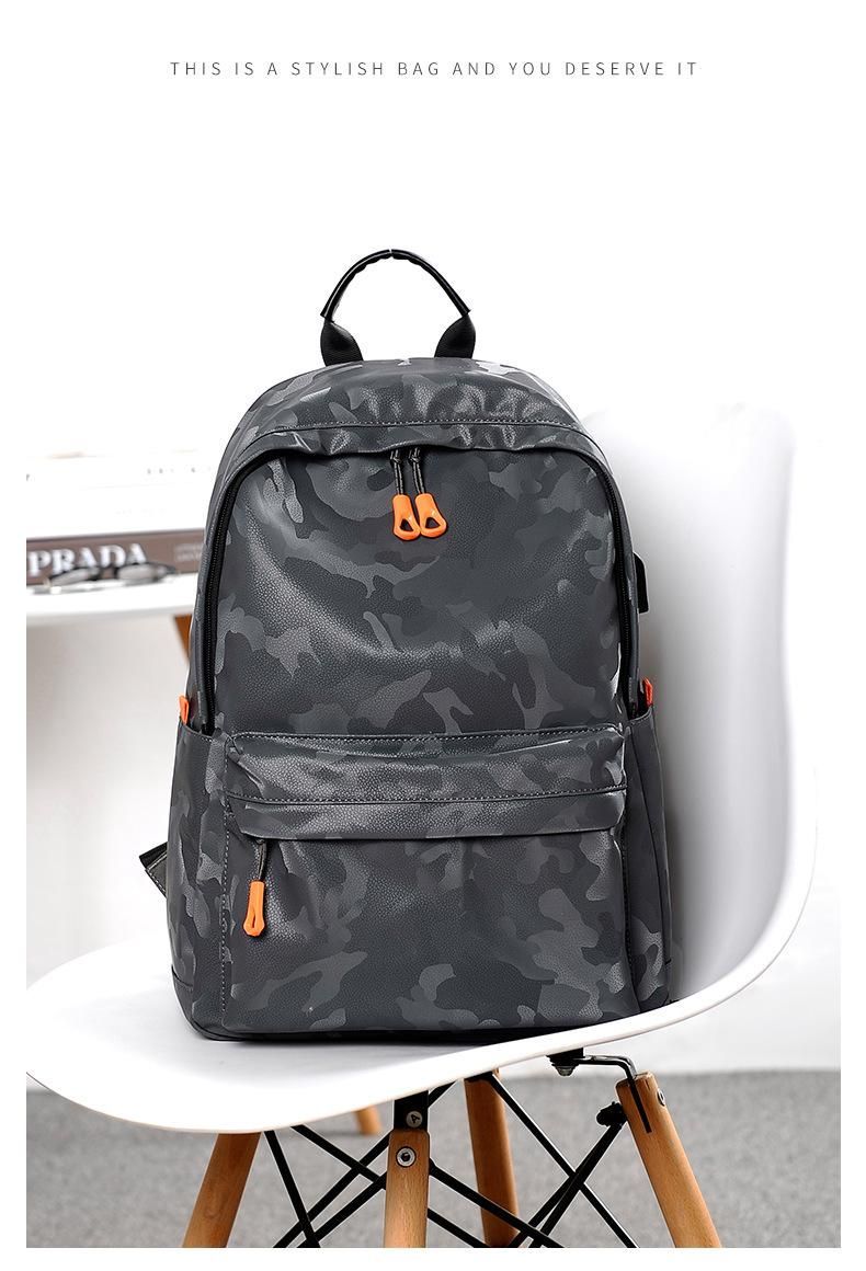 Сумка для ноутбука, водоотталкивающая студенческая школьная сумка, рюкзак для отдыха и путешествий, серый