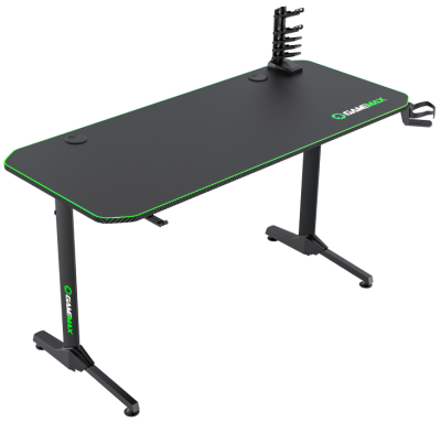 Игровой компьютерный стол GAMEMAX, D140 Carbon, 140х60х75 см