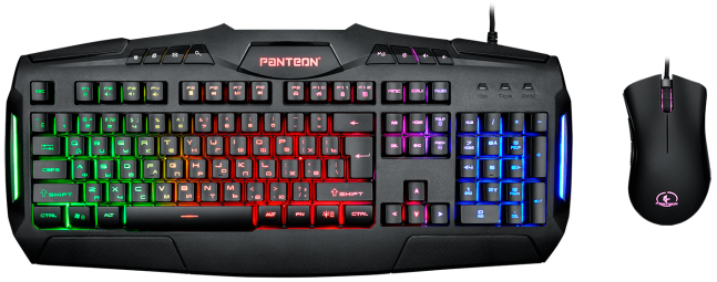 Клавиатура+мышь проводная Jet.A Panteon GS270
