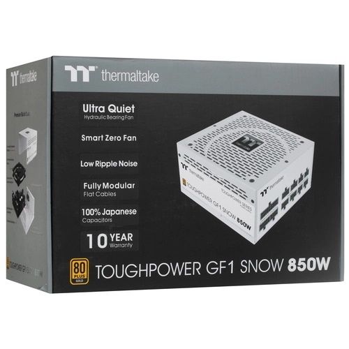 Блок питания Thermaltake Toughpower GF1 Snow 850W [PS-TPD-0850FNFAGE-W] (модульный)