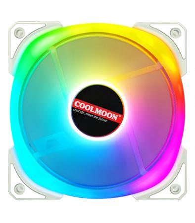 Вентилятор Coolman RGB 120MM White (FS-CM-SJ2-RGB)