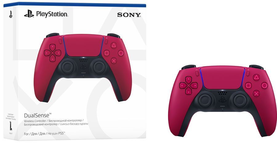 Геймпад беспроводной PlayStation DualSense красный