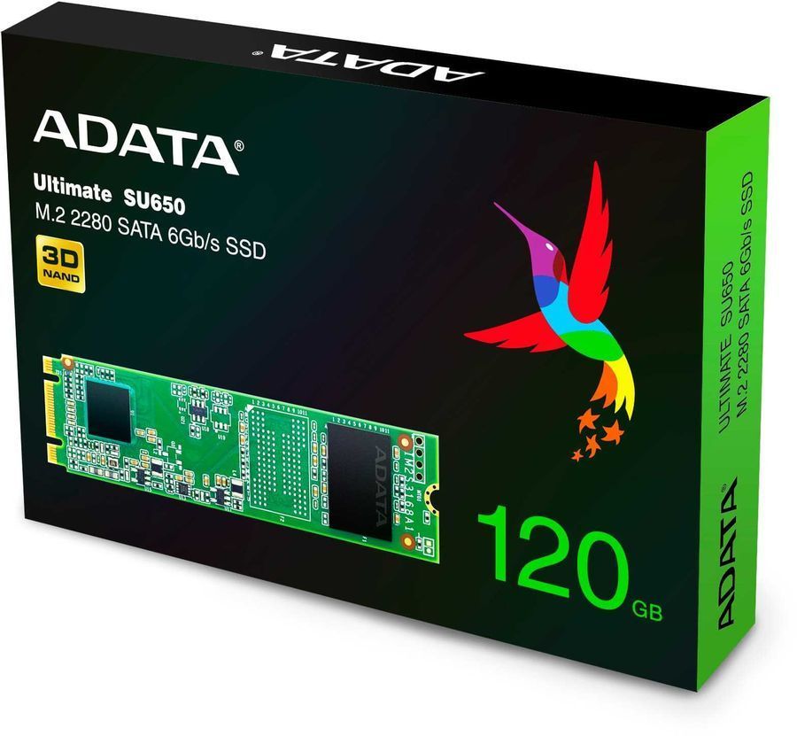 120 ГБ SSD M.2 накопитель A-Data Ultimate SU650 [ASU650NS38-120GT-C]