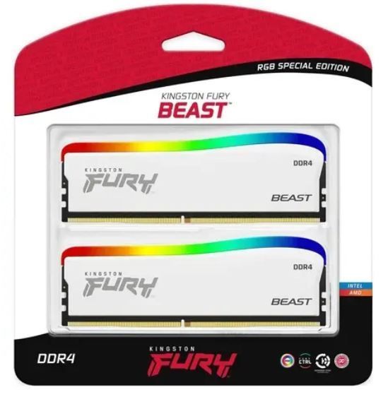 Оперативная память Kingston FURY Beast RGB Special Edition [KF432C16BWAK2/16] 16 ГБ