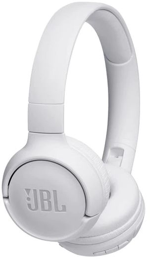 Гарнитура JBL T500BT, Bluetooth, накладные, Белый