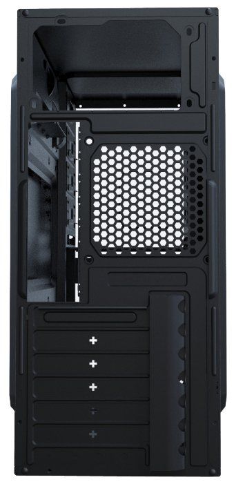 Корпус PowerCool S2006U3-500W (Midi Tower,Black+Green, ATX 500W-120mm,24+8pin)