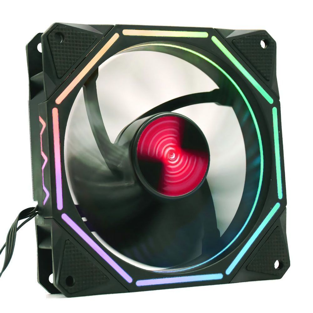 Coolmoon RGB кулер. Вентилятор цветной. Разноцветный вентилятор. 6 Кулеров Coolmoon с контроллером.