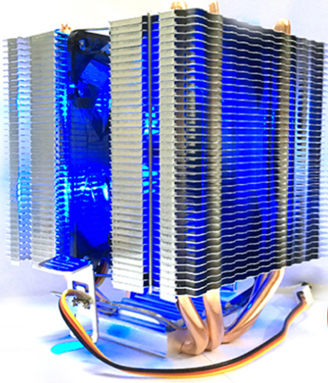 Кулер для процессора AVC синей подсветкой