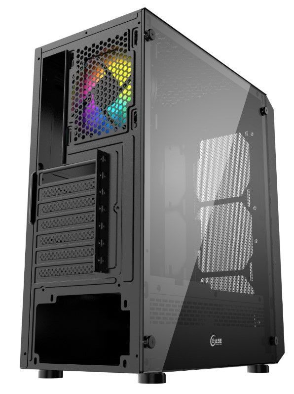 Корпус Powercase Mistral Z1 Mesh LED ATX Tempered Glass Black CMIZB-L1