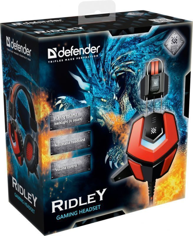 Игровые наушники Defender Ridley