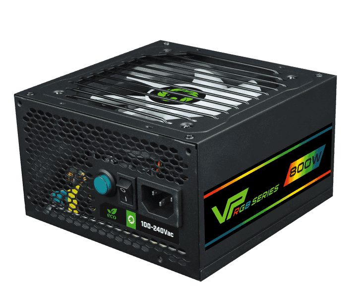 Блок питания 800W GameMax VP-800-RGB-MODULAR, Bronza, (модульный)
