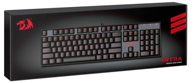 Клавиатура Redragon Mitra (механическая, RGB) черный