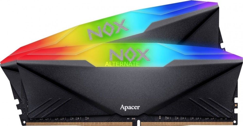 Оперативная память 16Gb DDR4 3200MHz Apacer NOX Rage (AH4U16G32C08YNBAA-2) (2x8Gb KIT) RGB