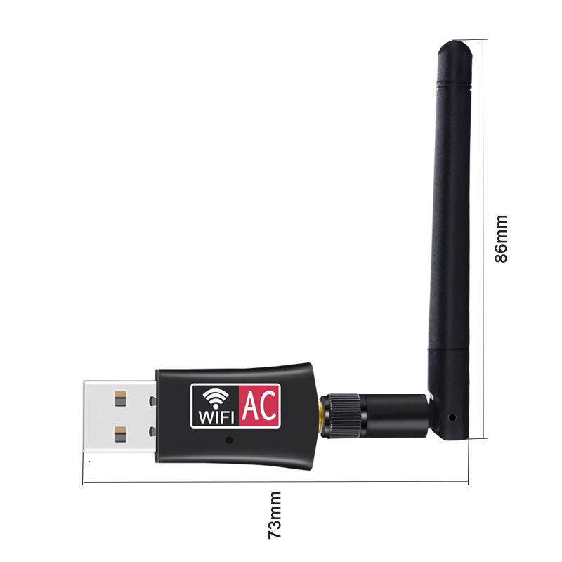 Wi-Fi адаптер Dual Band USB Adapter 600Mbps wifi 5G