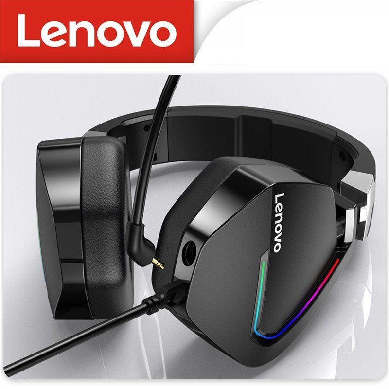 Игровые наушники Lenovo H402 USB. 7.1 RGB
