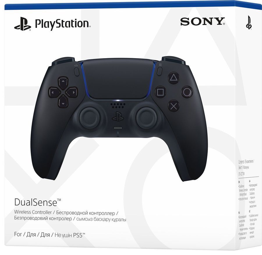 Геймпад беспроводной PlayStation DualSense черный