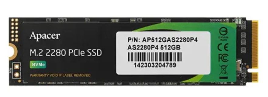 512 ГБ SSD M.2 накопитель Apacer AS2280P4 [AP512GAS2280P4-1]