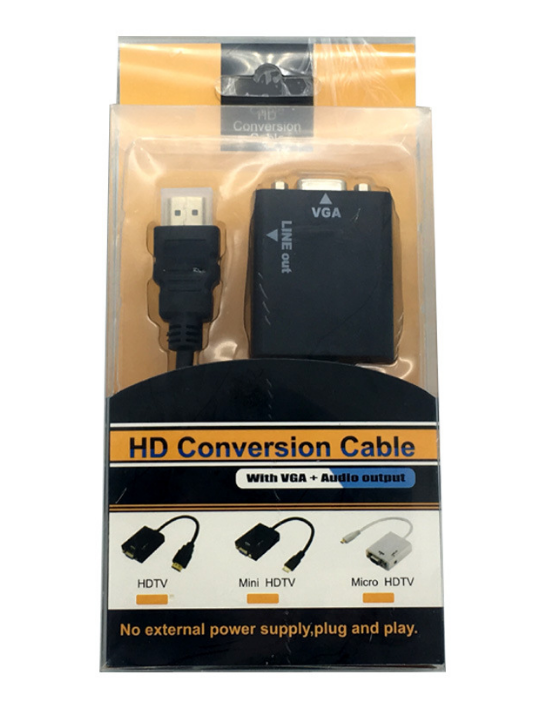 Переходник  HDMI - VGA с Aux