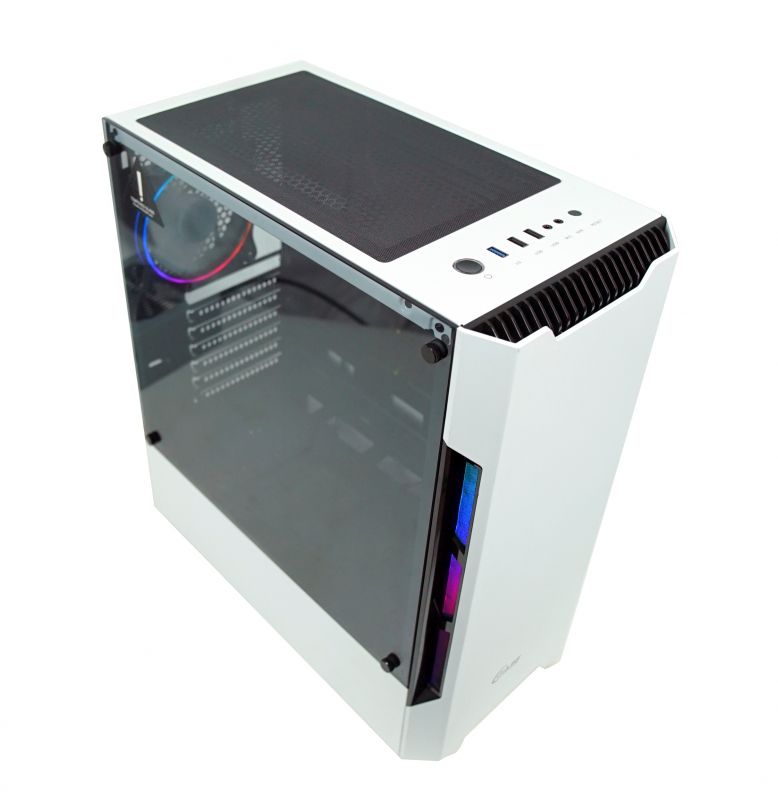 Корпус Powercase Alisio X3 ATX ARGB Tempered Glass White CAXW-F2A1