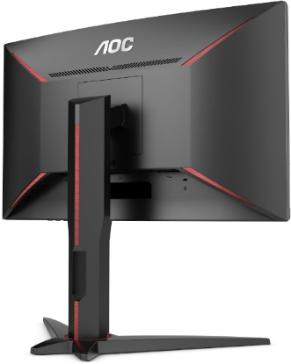 Монитор игровой AOC Gaming C27G1 27" черный/красный