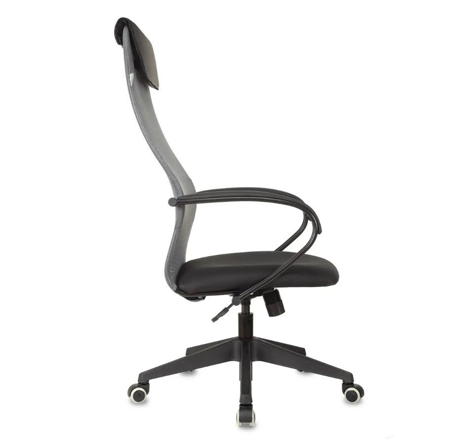 Кресло офисное Бюрократ CH-607 серый/чёрный [ch-607/dgrey]
