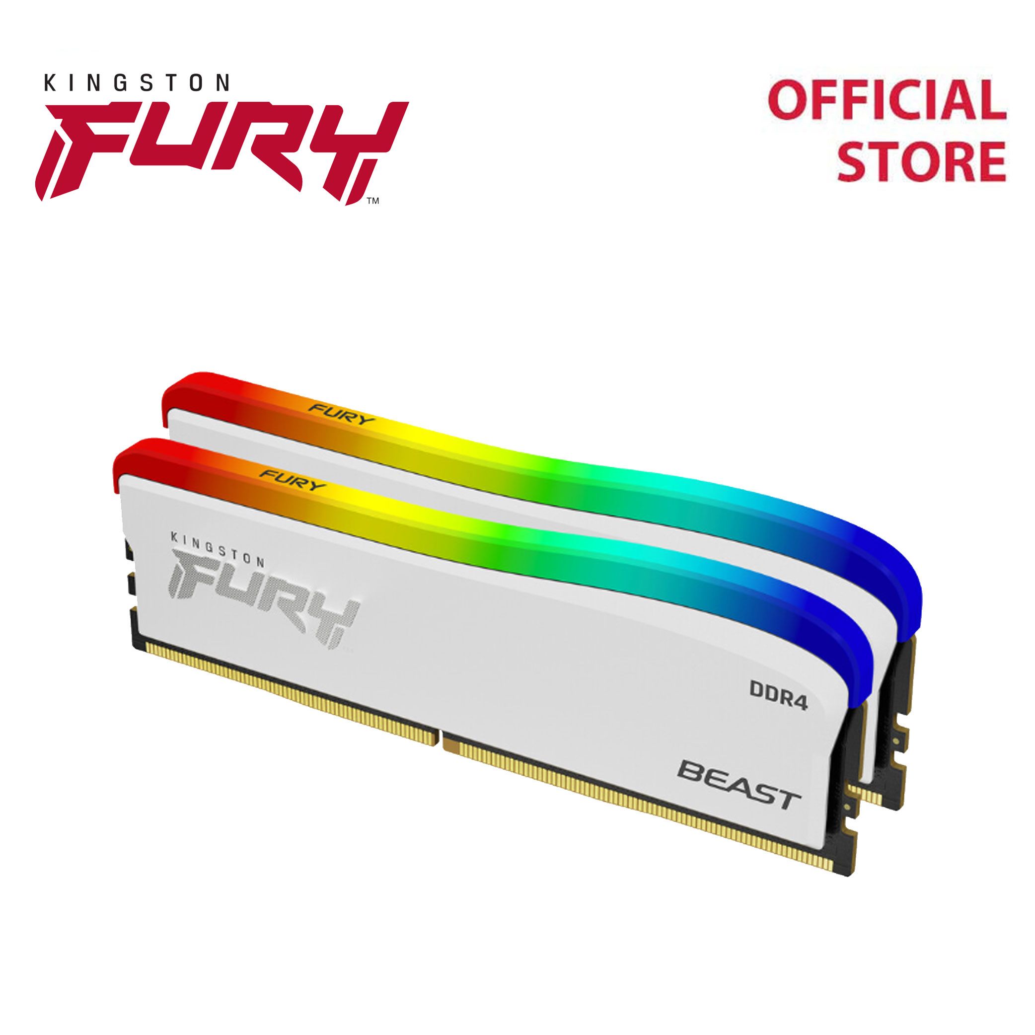 Оперативная память Kingston FURY Beast RGB Special Edition [KF432C16BWAK2/16] 16 ГБ