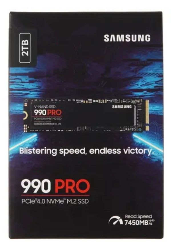 2000 ГБ SSD M.2 накопитель Samsung 990 PRO [MZ-V9P2T0BW]